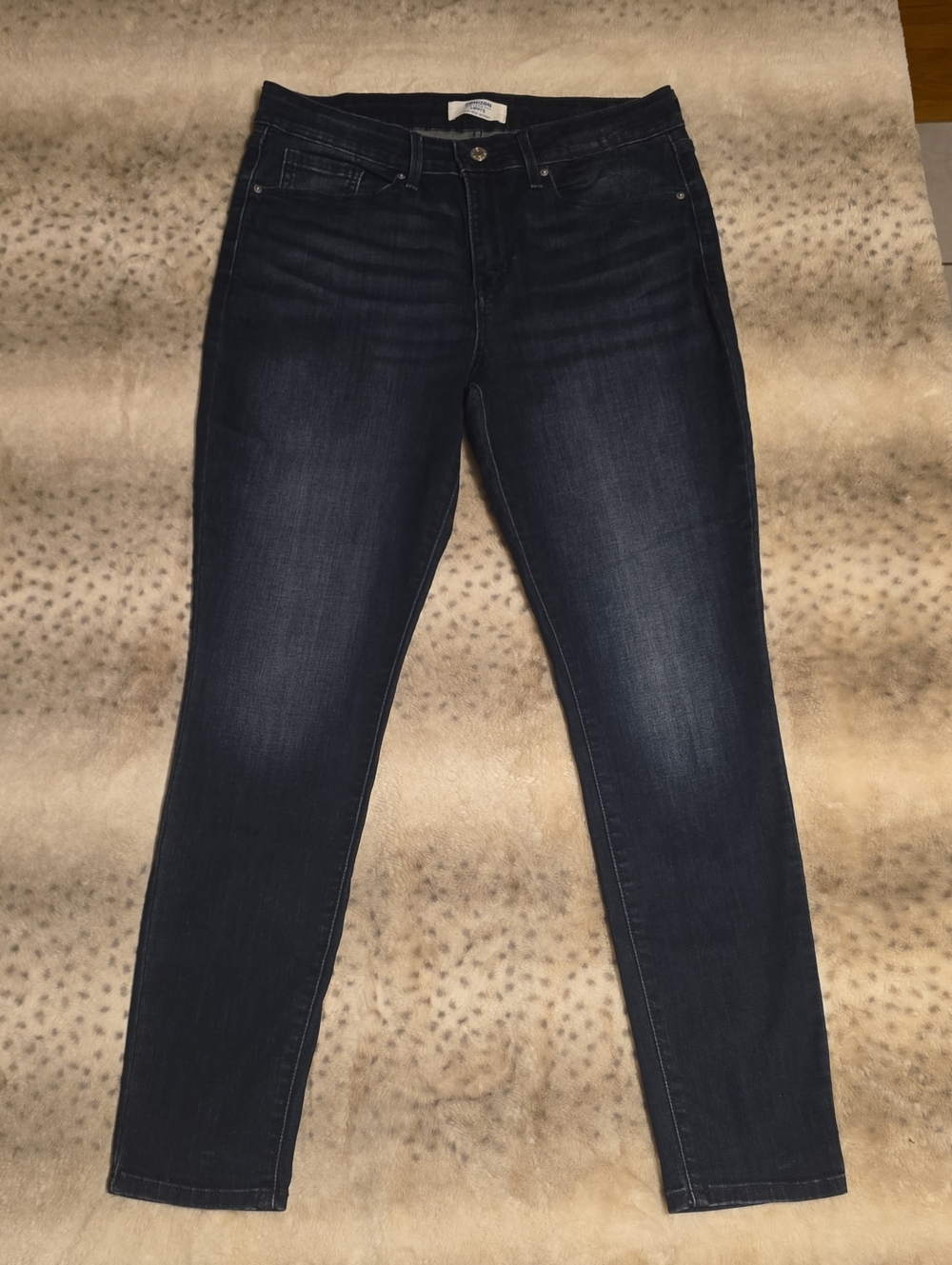 Denizen By Levi's Dark Women's Mid Rise Skinny Jeans